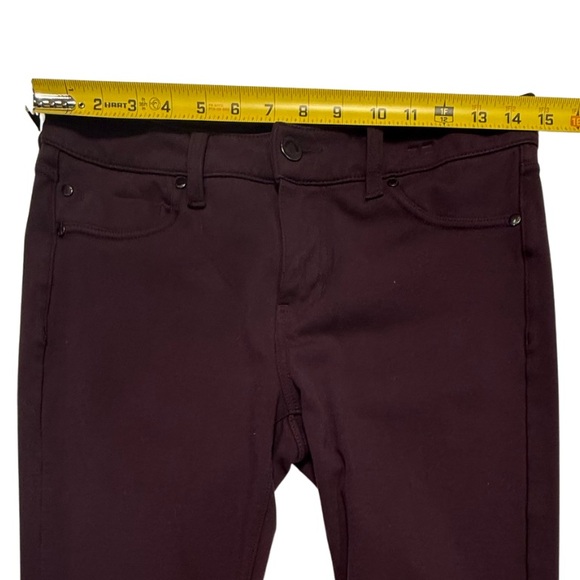 Liverpool Los Angeles Women's Pants Burgundy/Purple, Size 6P, Skinny Stretch - Picture 4 of 6